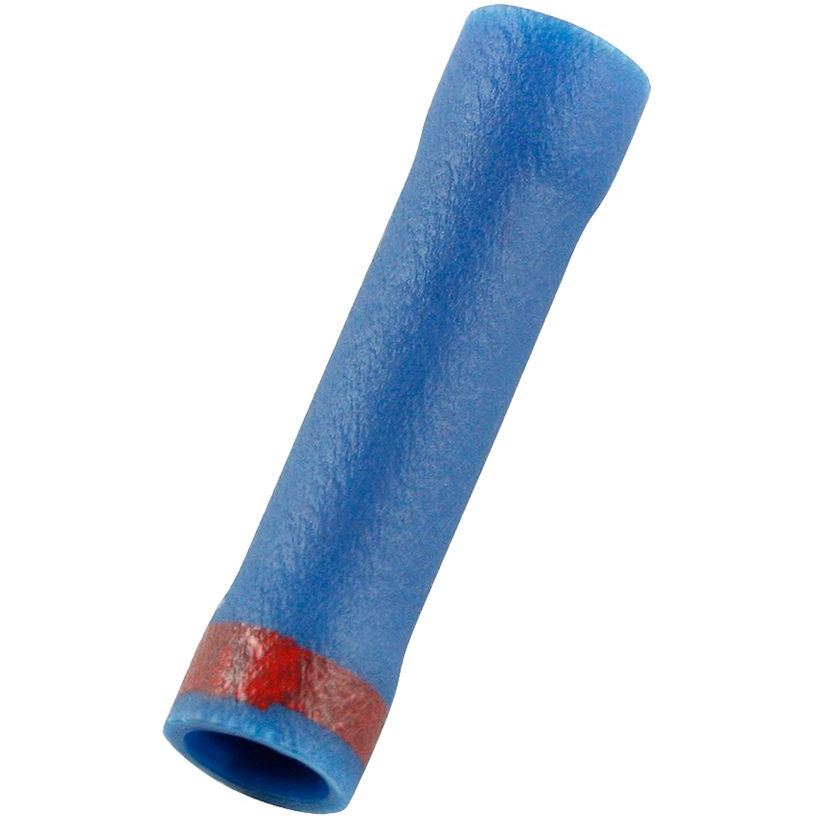 Panduit-ESV14-ESV18-Q Steckverbinderanschlüsse Butt Splice Terminal (14-16)AWG/(16-22)AWG Copper Blue/Red Stripe 24.5mm Tin Bag