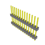 Conn Board Stacker HDR 26 POS 2.54mm Solder ST Top Entry Thru-Hole Bulk