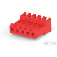 TE Connectivity-3-641229-5 Steckverbinderleisten und Leiterplattenbuchsen Conn IDC Connector F 5 POS 3.96mm IDT RA Side Entry Cable Mount Bag/Box