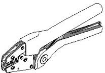 Molex-64001-4100 Crimpers Application Tooling, Hand Crimp Tool, Type RHT, Type RHT