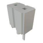 Conn Socket Strip SKT 2 POS 2.54mm Solder ST Thru-Hole Bulk