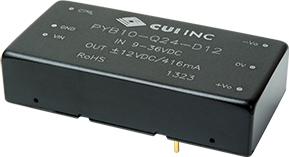 CUI Inc-PYB10-Q48-S5 Convertitore da DC a DC e modulo di regolazione della commutazione Module DC-DC 48VIN 1-OUT 5V 2A 10W 5-Pin DIP