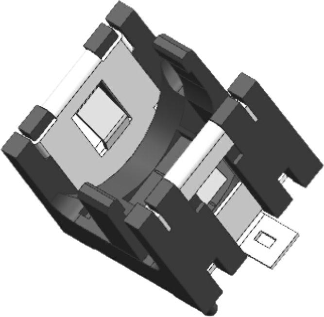 Assmann WSW components, Inc-A-BAT-CH-C0-EG-GSR1 Contacts de batterie, clips et supports Gold Flash plated Coin Cell Battery Holder