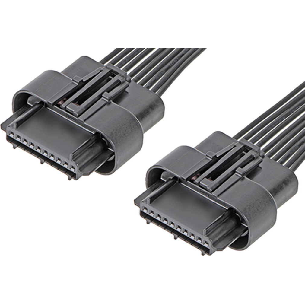 Molex-451451010 Cable Assembly AC Power Cable Assembly AC Power 1m Squba to Squba 10 to 10 POS F-F Crimp-Crimp 22AWG