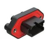 RECEPTACLE, 12 PIN, PANEL,AT SERIES