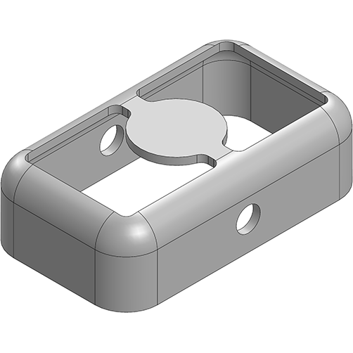 Masach Tech-MS102-10F null 10.2 x 6 x 3mm Two-piece Drawn-Seamless RF Shield/EMI Shield FRAME (CRS)