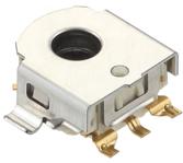 ALPS ALPINE CO., LTD-EC05E1220401 Mechanical Encoders Mechanical Encoder Rotary Incremental Hollow Straight Quadrature Digital Square Wave 12PPR Bracket Mount PC Pin