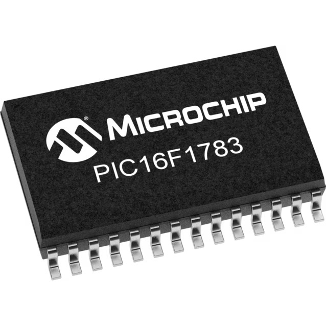 Microchip Technology-PIC16F1783T-I/SO Microcontrollers - MCUs MCU 8-bit PIC RISC 7KB Flash 2.5V/3.3V/5V 28-Pin SOIC W T/R