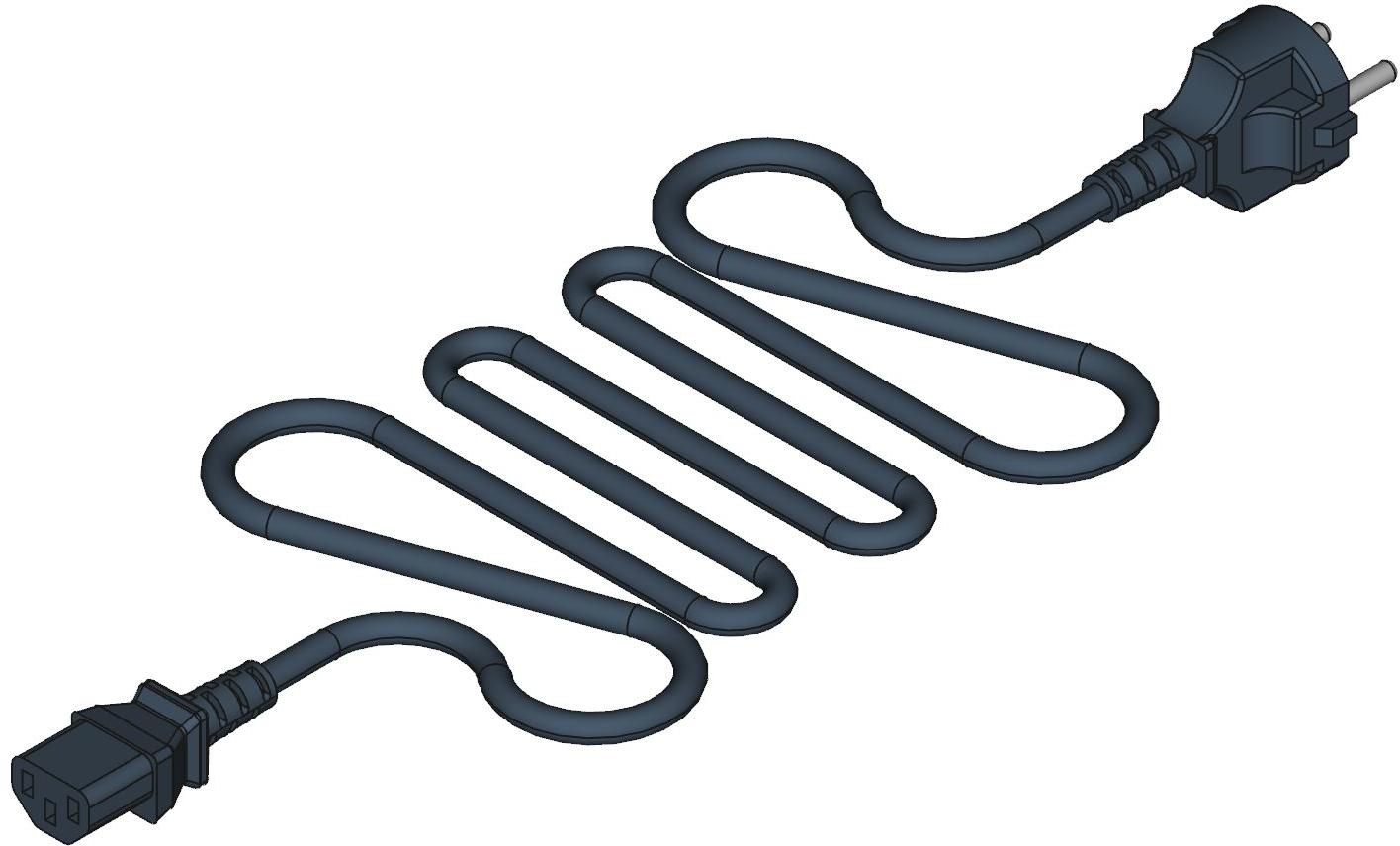 Hammond Manufacturing-1581C6EU Cable Assembly AC Power Cable Assembly 1.828m CEE 7/7 to C13 3 to 3 POS F-M 18AWG