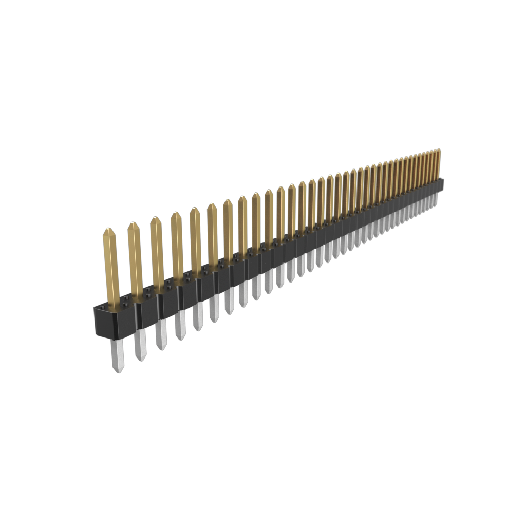 Amphenol Communications Solutions-77311-418-36LF Embases de raccordement et réceptacles PCB BergStik®, Board to Board connector, Unshrouded vertical Header, Through Hole, Single Row, 36 Positions, 2.54 mm Pitch