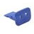 Bulgin Components PLC-WLS02 Steckverbinderzubehör Connector Accessories Wedge Lock Straight Thermoplastic Blue