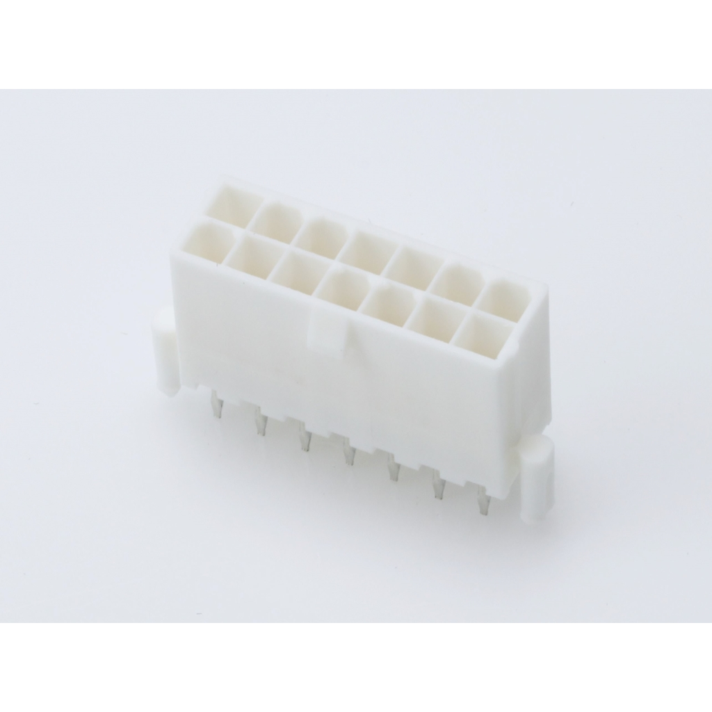 Molex-39289148 Steckverbinderleisten und Leiterplattenbuchsen Conn Wire to Board HDR 14Power POS 4.2mm Solder ST Top Entry Thru-Hole Mini-Fit Jr Tray