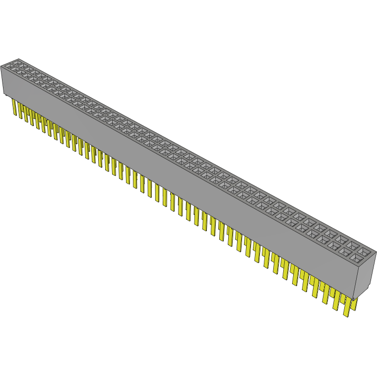 Samtec-SFMC-144-01-L-D Cabezales del conector y receptáculos PCB Conn Socket Strip SKT 88 POS 1.27mm Solder ST Top Entry Thru-Hole Tube