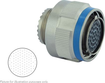 SOURIAU-D38999/26FH35SB-LC Steckverbinder, rund Conn Circular SKT 100 POS Crimp ST Cable Mount 100 Terminal 1 Port