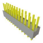 Conn Board Stacker HDR 24 POS 2.54mm Solder ST Top Entry Thru-Hole Bulk