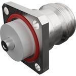 Conn 4.3/10 0Hz to 6GHz 50Ohm Solder ST Flange Mount F Silver Tray