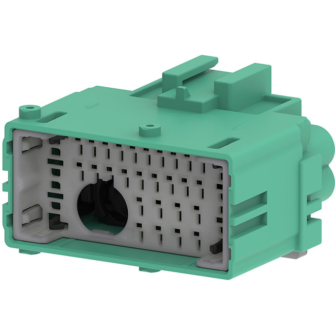 Molex-2159580417 Connector Discrete Wire Housing Conn Housing PL 32 POS 2.5mm/2.75mm/3.5mm Crimp ST Cable Mount Green MX-DaSH Carton