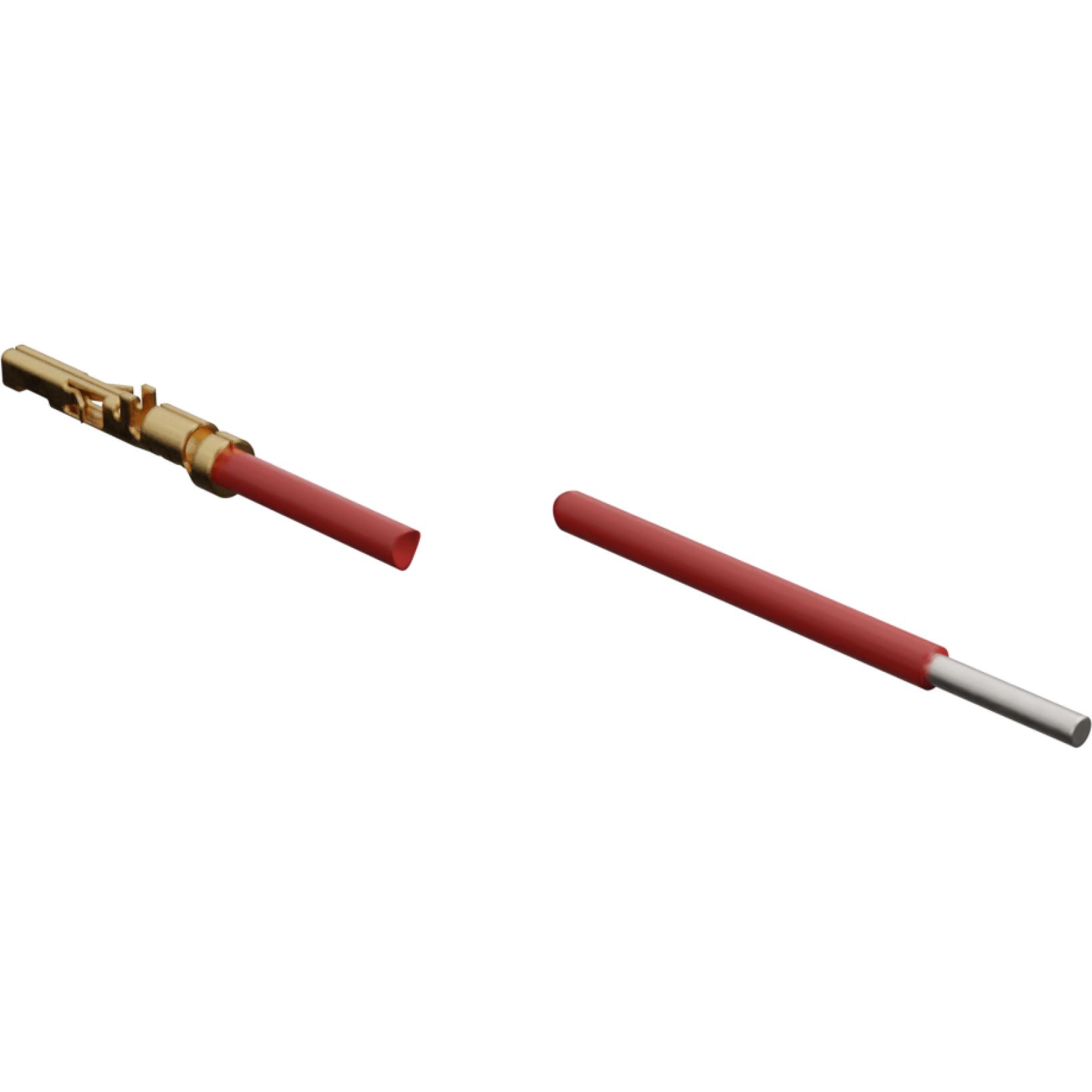 Molex-2147612205 Andere Kabelbaugruppen Cable Assembly UL 10002 0.45m 22AWG Crimp Terminal 1 POS F Crimp Bag