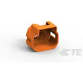 TE Connectivity-2103013-1 Steckverbinderzubehör Connector Accessories Seal Straight Polyamide 6/6 Orange Package