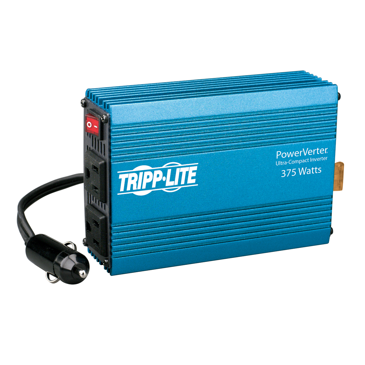 Eaton (formerly TrippLite)-PV375 DC-AC-Wechselrichter DC to AC Inverter 12VDC-IN 120VAC 375W PWM Sine Wave