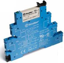 Finder-38.51.7.024.0050 Sonstige Relais Electromechanical Relay 24VDC 2.307KOhm 10A SPDT DIN Rail Relay Interface Module