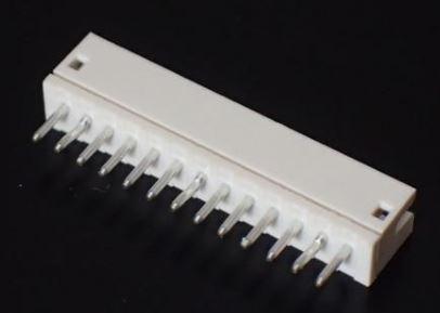 JST Manufacturing-B13B-ZR (LF)(SN) Embases de raccordement et réceptacles PCB Conn Shrouded Header (4 Sides) HDR 13 POS 1.5mm Solder ST Top Entry Thru-Hole Box