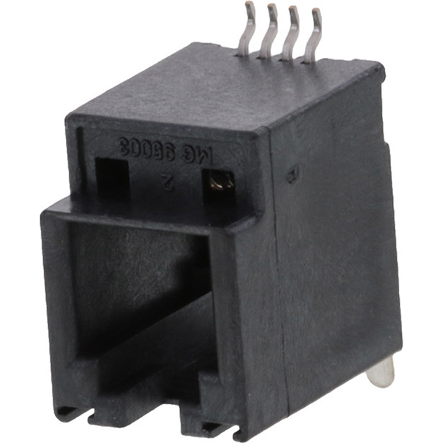 Molex-0855105017 电话及电信连接器 Conn RJ-11 F 4 POS 1.27mm Solder ST SMD 4 Terminal 1 Port Cat 3 T/R