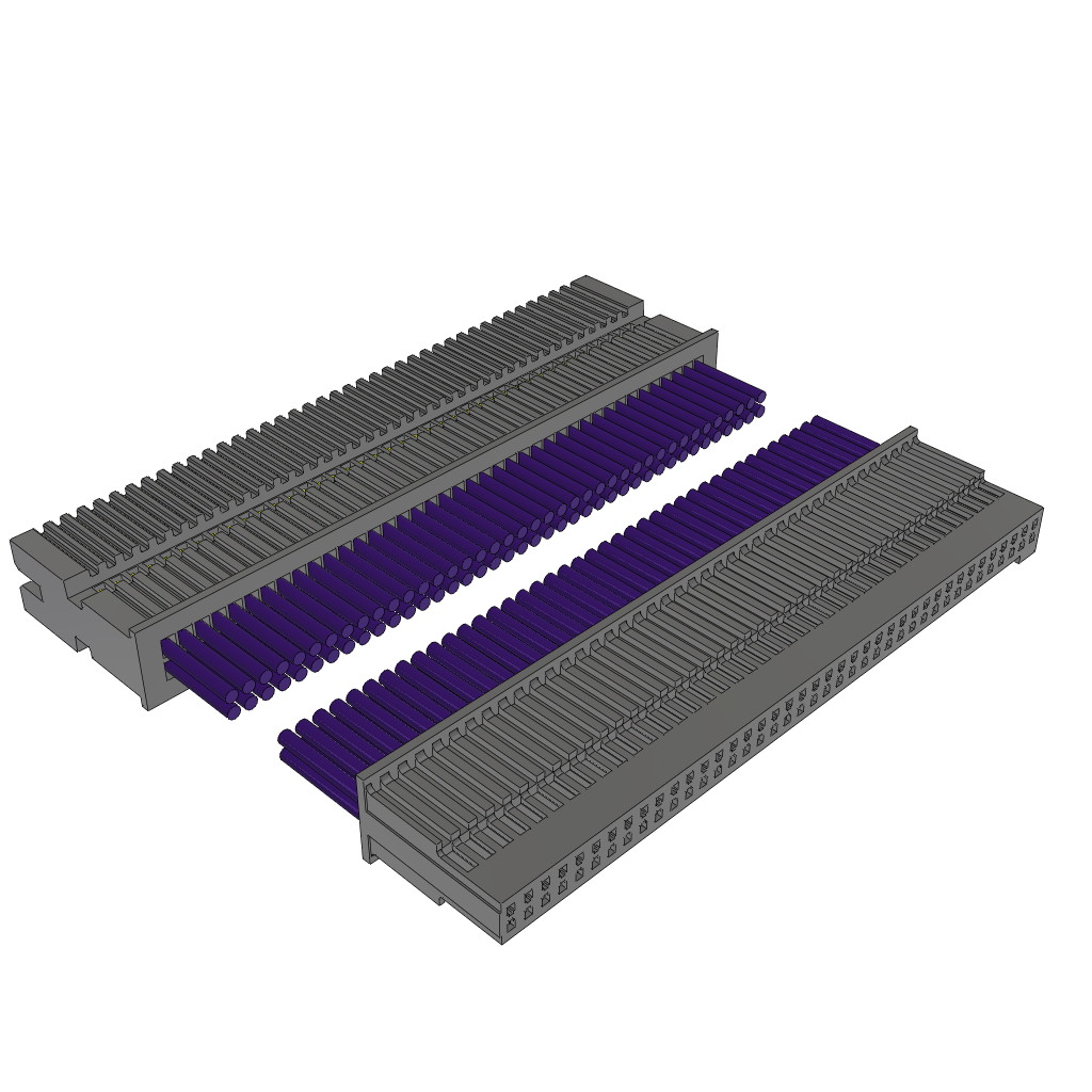 Samtec-TFSD-40-28-G-12.00-T-NDS Andere Kabelbaugruppen Cable Assembly Discrete Wire 0.304m 28AWG Terminal Strip to Socket Strip 80 to 80 POS F-M Crimp-Crimp TIGER EYE™ Layer