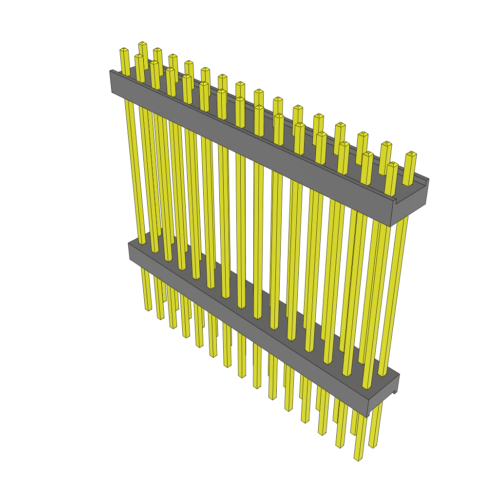 Samtec-EW-15-14-G-D-1000-LL Steckverbinderleisten und Leiterplattenbuchsen Conn Board Stacker HDR 30 POS 2.54mm Solder ST Top Entry Thru-Hole Bulk