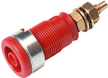 Altech Corporation-972354101 Apparecchiature per il test elettronico dei connettori 4mm test socket, panel mount, solder terminal, 32A