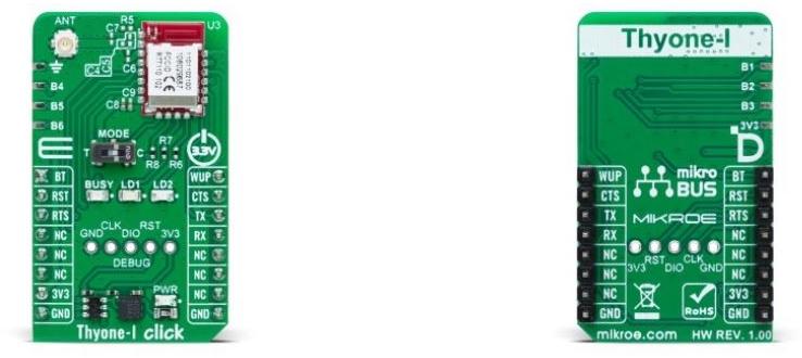 MikroElektronika-MIKROE-6085 Cartes et kits de développement RF/sans fil 2611011021000 RF Module Click Board