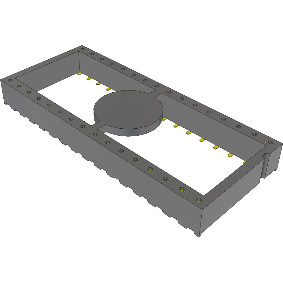 Samtec-ICF-632-T-I Prise de raccordement Conn DIP Socket SKT 32 POS 2.54mm Solder ST SMD Tube