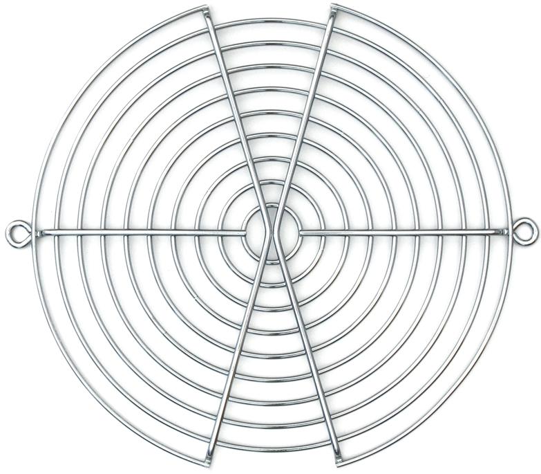 GardTec-SC162-W1 Accessoire de gestion thermique Thrml Mgmt Access Fan Guard 162mm Nickel Chrome C1008 Steel