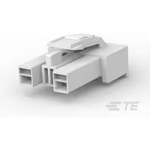 TE Connectivity-178125-1 Connector Discrete Wire Housing Conn Housing PL 2 POS 3.96mm Crimp ST Cable Mount Natural Bag