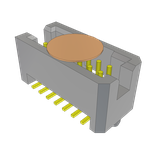 Conn Shrouded Header (4 Sides) HDR 14 POS 1.27mm Solder ST Top Entry SMD TIGER EYE™ Tube