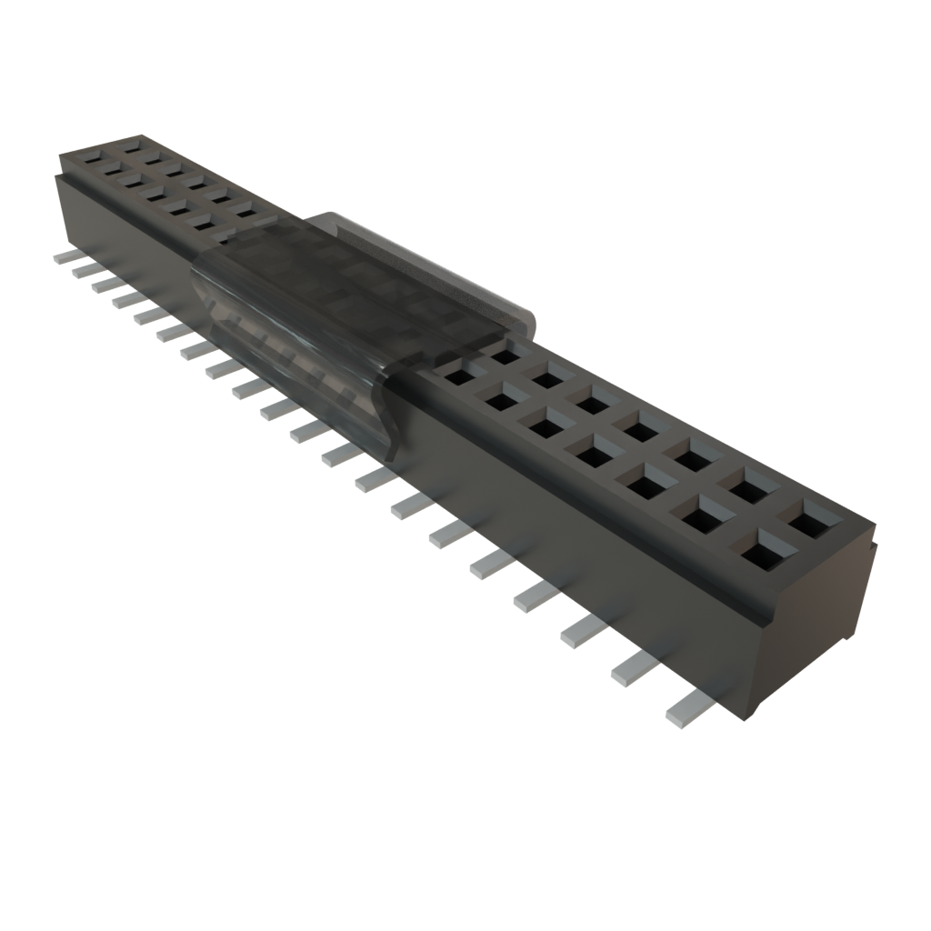 Samtec-CLM-120-02-L-D-P Cabezales del conector y receptáculos PCB Conn Micro Socket Strip SKT 40 POS 1mm Solder ST SMD Tube