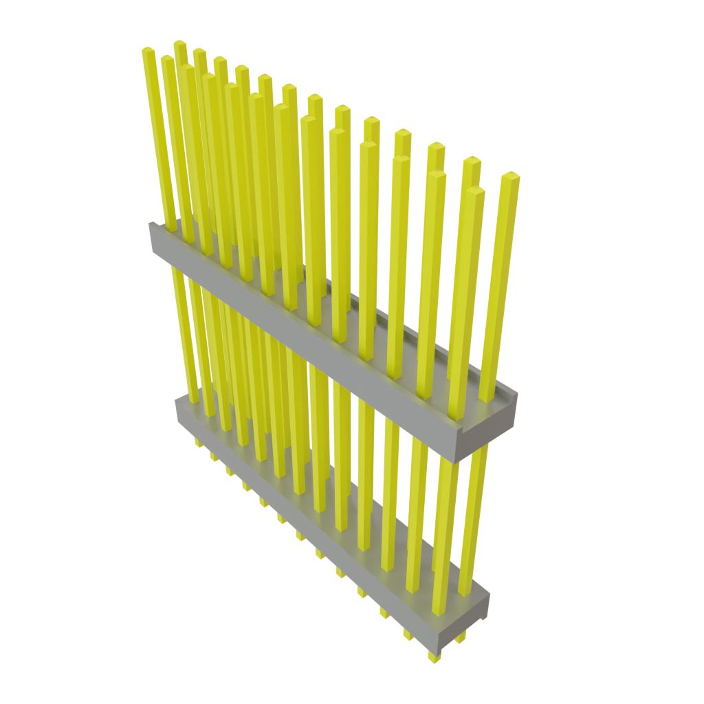 Samtec-DW-13-14-L-D-790 Steckverbinderleisten und Leiterplattenbuchsen Conn Board Stacker HDR 26 POS 2.54mm Solder ST Top Entry Thru-Hole Bulk