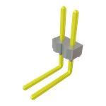 Conn Unshrouded Header HDR 2 POS 2.54mm Solder RA Side Entry Thru-Hole Bulk
