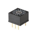 Switch DIP N.O./N.C. SP16T 16 Recessed Slotted 0.15A 42VDC PC Pins 2.54mm Thru-Hole Tube