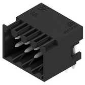 Weidmuller-1728000000 Steckverbinderleisten und Leiterplattenbuchsen Conn Shrouded Header (4 Sides) HDR 8 POS 3.5mm Solder RA Side Entry Thru-Hole Box