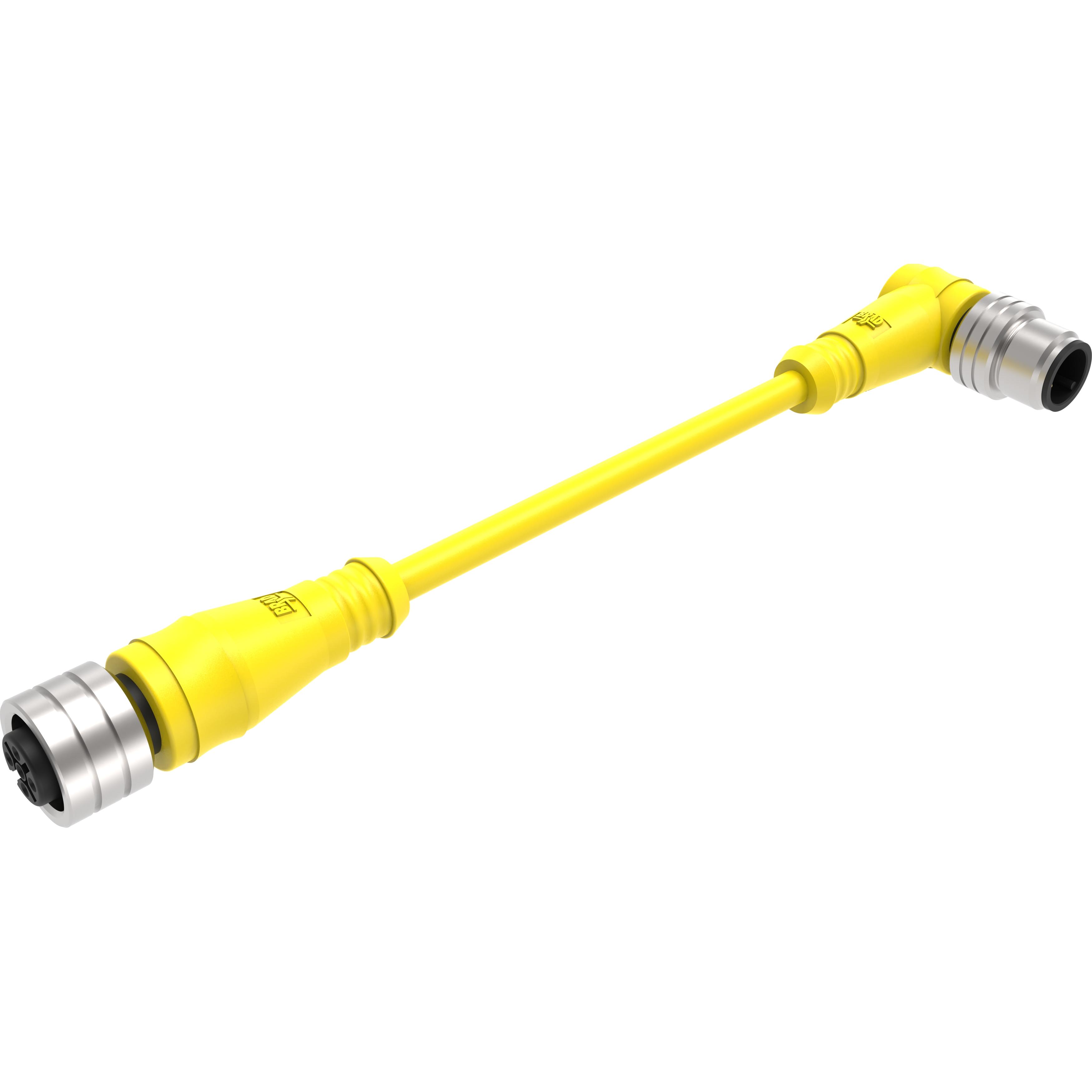 Molex-1200661014 null Cable Assembly Circular 2m 18AWG M12 Circular to M12 Circular 4 to 4 Right Angle to Straight