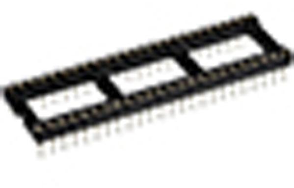 CnC Tech, LLC-211-1-48-006 Presa connettore Conn IC Socket SKT 48 POS 2.54mm Solder ST Thru-Hole