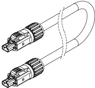 Amphenol Communications Solutions-MSPEC2L0BC010 Andere Kabelbaugruppen Cable Assembly Single Pair Ethernet Cable 3m 24AWG IX Industrial Connector to IX Industrial Connector 2 to 2 POS M-M IDT-IDT Bag