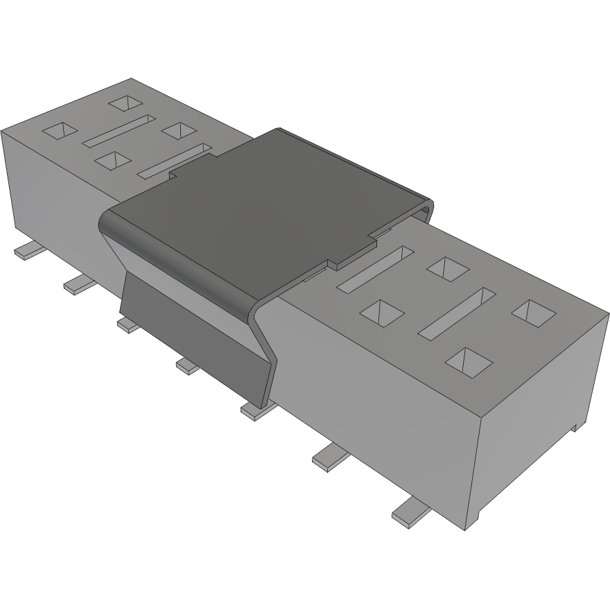 Samtec-HLE-107-02-LM-DV-P Steckverbinderleisten und Leiterplattenbuchsen Conn Socket Strip SKT 14 POS 2.54mm Solder ST Top Entry SMD Tube