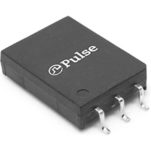 Pulse Electronics Corporation-HM2113ZNL Transformador de telecomunicaciones Telecom Transformer 1:1 0.45Ohm Prim. DCR 0.85Ohm Sec. DCR 6 Terminal Gull Wing SMD Automotive AEC-Q200
