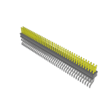 Conn Unshrouded Header HDR 80 POS 1.27mm Solder RA Side Entry SMD TIGER CLAW™ Tube