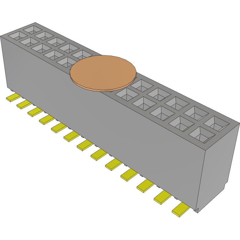 Samtec-SFMC-113-02-L-D-K-TR Steckverbinderleisten und Leiterplattenbuchsen Conn Socket Strip SKT 26 POS 1.27mm Solder ST Top Entry SMD T/R