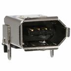 Assmann WSW components, Inc-A-IES-SMT Interfaccia connettore Conn IEEE 1394 RCP 6 POS 2mm Solder RA SMD 6 Terminal 1 Port Bulk