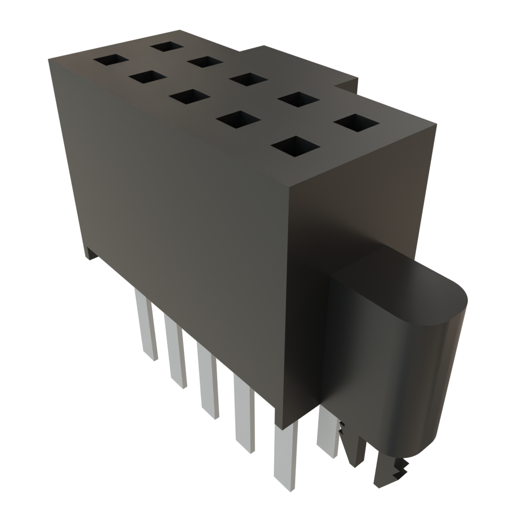 Samtec-SFML-105-01-L-D-LC Piastre connettori e prese PCB Conn Socket Strip SKT 10 POS 1.27mm Solder ST Thru-Hole TIGER EYE™ Tube