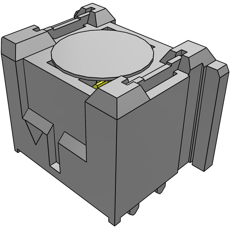 Samtec-UMPS-02-05.5-G-VT-SM-WT-K Cabezales del conector y receptáculos PCB Conn Ultra Micro Socket Strip SKT 2Power POS 2mm Solder ST Top Entry SMD mPOWER® T/R